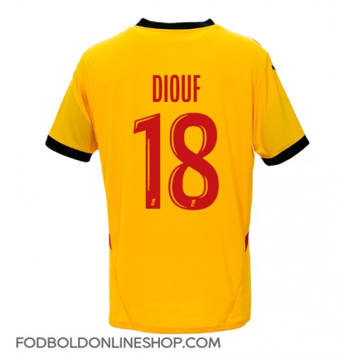 RC Lens Andy Diouf #18 Hjemmebanetrøje 2024-25 Kortærmet